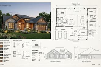 do architectural 2d floor plan design city permit ready house plan mep drawing