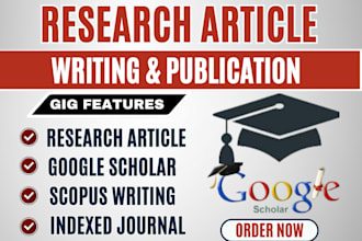write and publish research article in top index journal