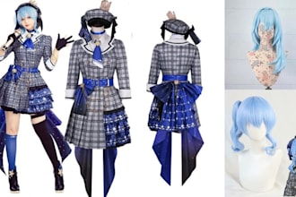 sew cosplay custom armor pattern cosplay wig character costume character design