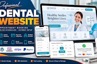 build a wordpress dental website with appointment booking