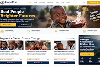 build charity fundraising website crowdfunding website and donation platform