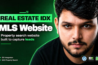 create a real estate idx mls website in wordpress
