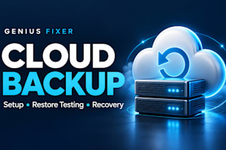 configure cloud backup and test file recovery for your business