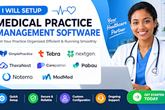 setup simplepractice tebra nextgen theranest carepatron pabau noterro modmed