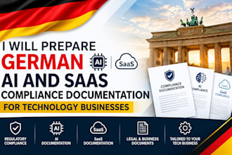 prepare german ai and saas compliance documentation for technology businesses