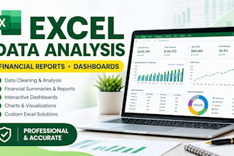 do excel data analysis and reports