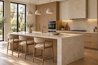 do 3d interior design architectural 3d rendering 3d modeling kitchen plimdor