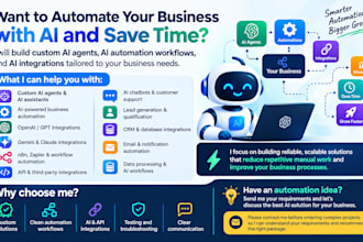 build custom ai agents and ai automation workflows
