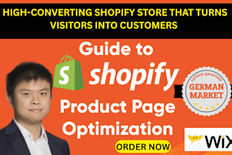 design or redesign your german shopify store website
