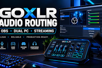 engineer goxlr audio routing for obs streamers