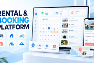 build a rental booking platform for web and mobile