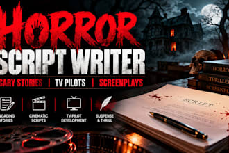 write scary horror script, youtube script writer, transform your script tv pilot