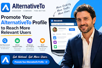 promote your alternativeto profile to reach more relevant users