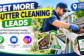usa gutter leads gutter cleaning gutter installation leads google facebook ads