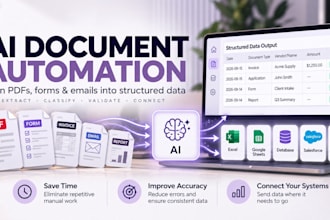 automate document processing and data entry workflows with ai