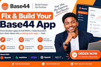 fix base44 app deploy base44 web app development base44 mvp design base44 expert