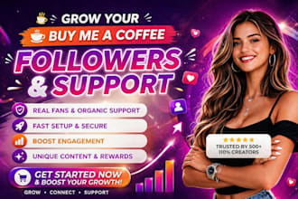 create and optimize your buy me a coffee page