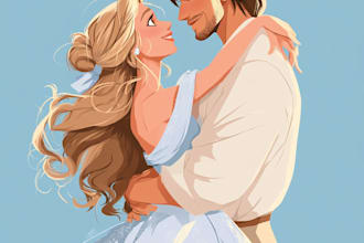 transform your photo into a charming animated fantasy portrait