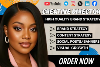 be your creative director social media strategist brand art director strategist