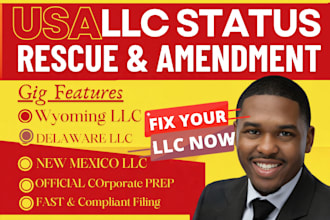 file your wyoming, delaware or new mexico llc amendment