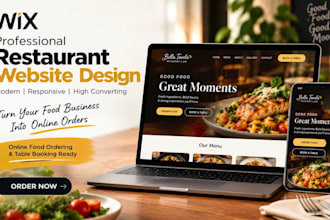 design wix restaurant website wix website redesign food delivery booking site