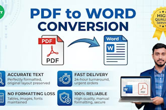 convert PDF to word scanned to word accurately