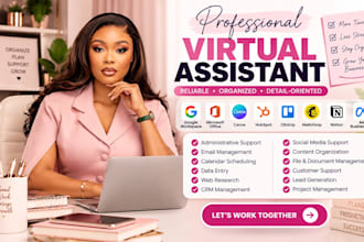 be your executive, personal and general virtual assistance