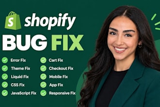 create shopify bug fixing errors theme liquid checkout cart app mobile and CSS