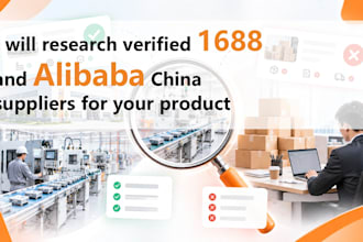 research verified 1688 and alibaba china suppliers for your product