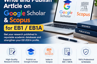 write and publish article on google scholar, scopus eb1 eb1a