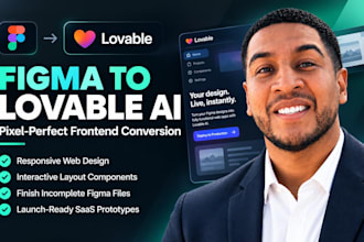 convert figma to lovable app web app development and responsive design