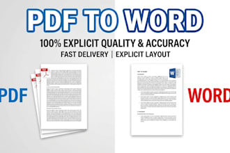 convert PDF to editable word document
