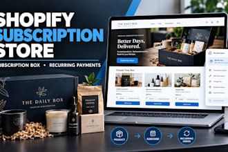 build a high converting shopify subscription box store with recurring payments