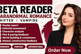 beta read paranormal romance shifter vampire   beta read paranormal romance beta