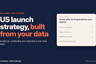 turn your game or app data into a US audience and launch strategy