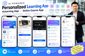 create an ai powered personalized learning app, elearning app, online course app