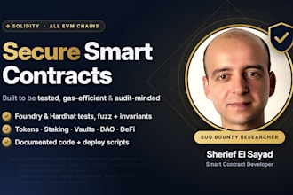 build secure smart contracts in solidity for all evm chains