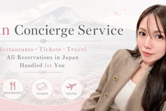 make restaurant, hotel and beauty clinic reservations in japan