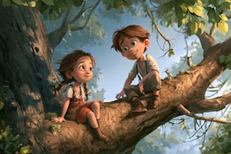 children picture book illustration and book cover