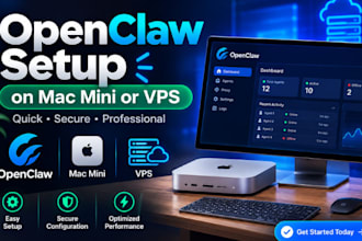 setup openclaw install open claw clawdbot moltbot ai assistant mac mini vps n8n