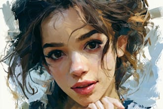 draw a realistic character concept art