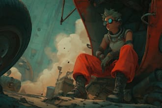 design sci fi art, concept art, sci fi art illustration