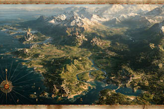 design a fantasy kingdom, city, continent, or regional map