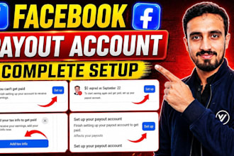 help you with facebook monetization and meta payout setup