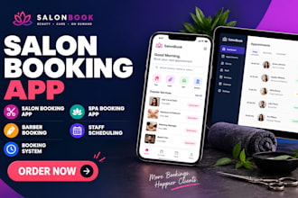develop a salon booking app with online payments and appointment booking system
