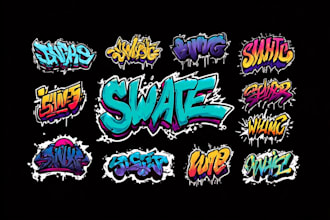 create graffiti logo designs
