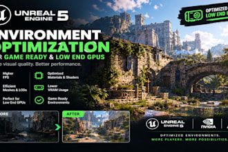 increase framerate by optimizing your unreal engine scene and assets