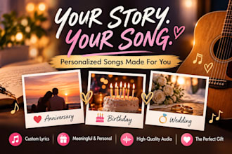 turn your story into a personalized custom song