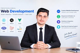 build custom laravel PHP web apps, backend systems and admin panels