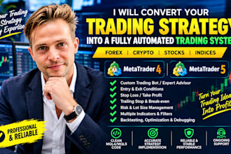 convert trading strategy to a well automated trading system